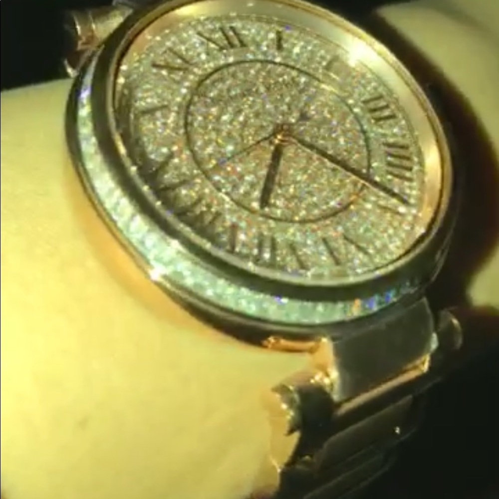 NEW Michael Kors Pave Watch Rose Gold🌹😍 +Box